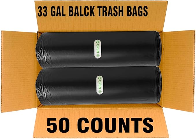 33 Gallon Trash Bags, Construction, Industrial, Janitorial - Image 4