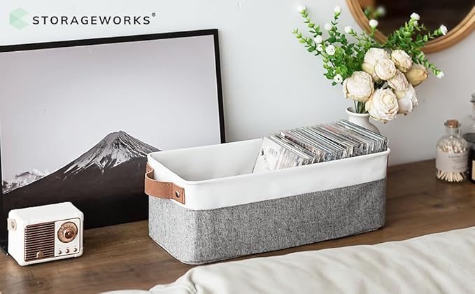 StorageWorks Narrow Storage Bins, Small Basket - Image 8