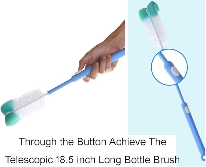 2 Pack Long Bottle Cleaning Brush - Image 6