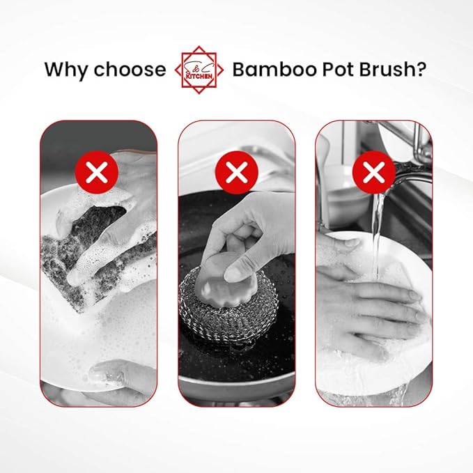 Bamboo Scrub Brush - Image 6