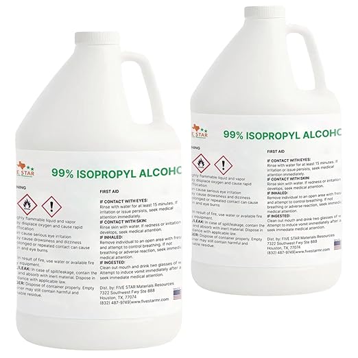 99% Pure Isopropyl Alcohol, 99 Percent IPA 1 Gallon, USP Grade, Made in The USA by Unknown