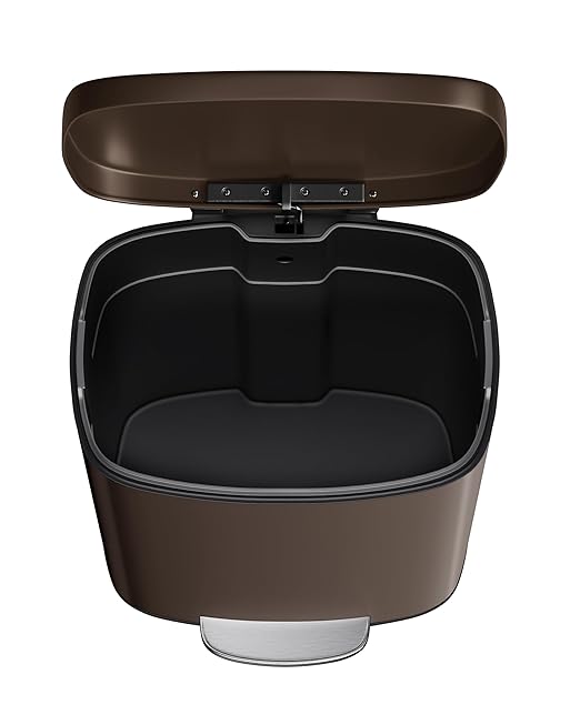 Garvee 13 Gal and 2.6 Gal Metal Trash Can Combo Set, Rustproof Garbage Can - Image 7