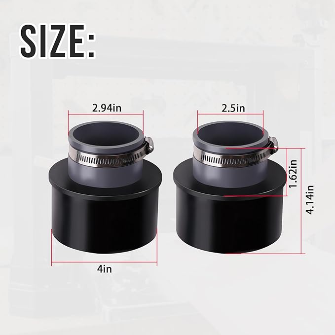 2.5'' Dust Collection Ports Port Compatible - Image 6