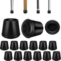 3/4" Round Rubber Chair Leg Tips Caps, Chair Leg Floor Protectors, Non-Slip by VOCOMO