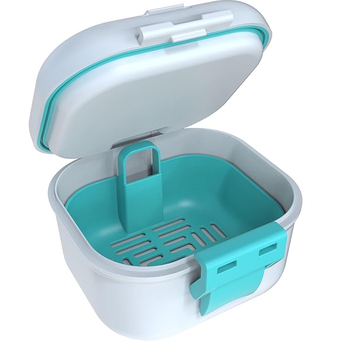 ARGOMAX Leak Proof Denture Bath Cup, Portable Soaking Denture Box, Denture Bath - Image 8