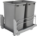 Rev-A-Shelf Double Pullout Trash Cans by Rev-A-Shelf