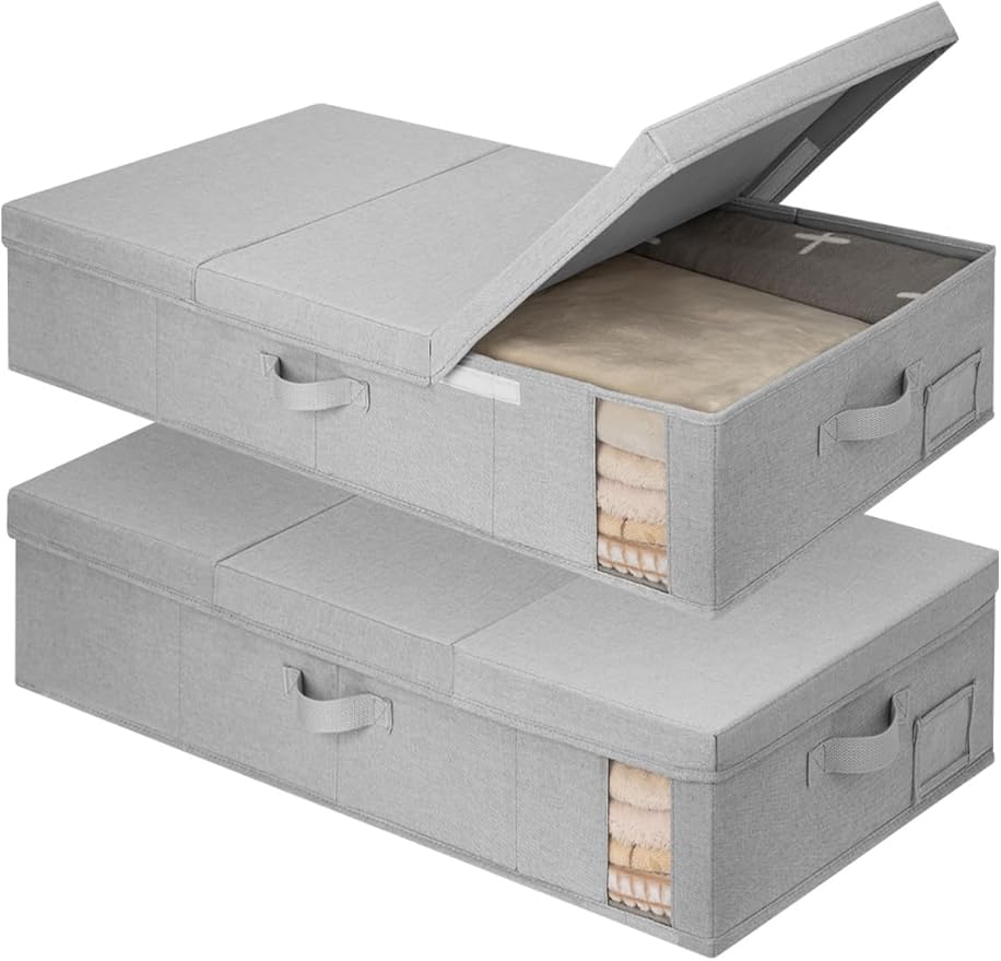 StorageWorks 2-Pack Jumbo Under Bed Storage Bins - Image 9