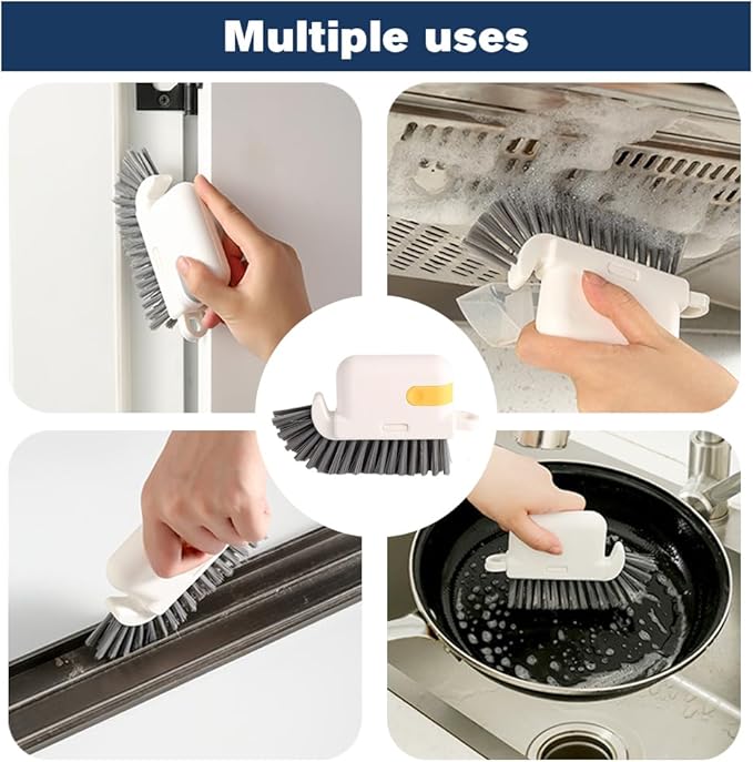 Window Cleaning Brush, 3-in-1 2025 New Magic Window Groove Cleaning Brush Set - Image 4