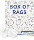 Recycled White Sheeting Cleaning Rags – Lint Free White Cotton Cloths by SupremePlus