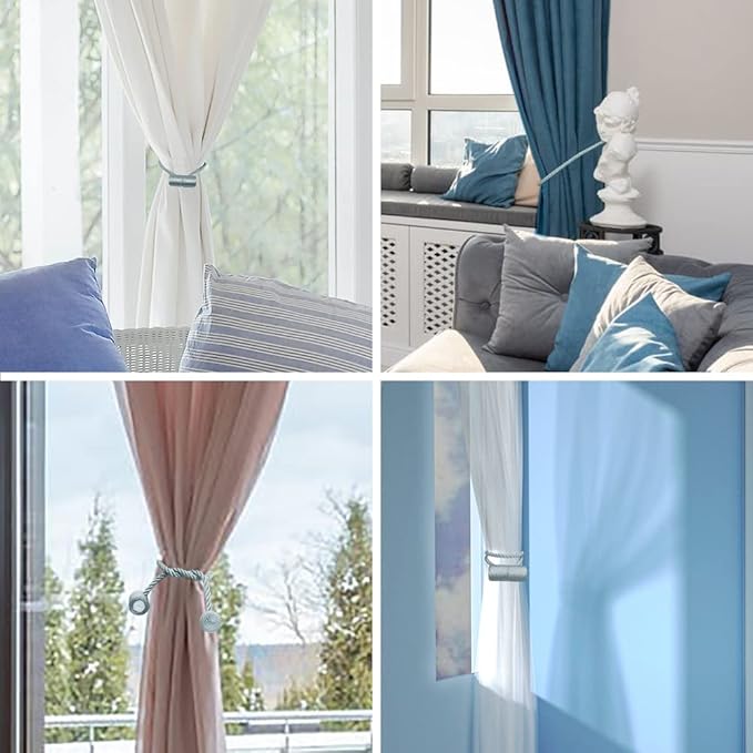 18 Inch Strong Magnetic Curtain Tiebacks, Curtain Holdbacks Modern Upgrade - Image 5