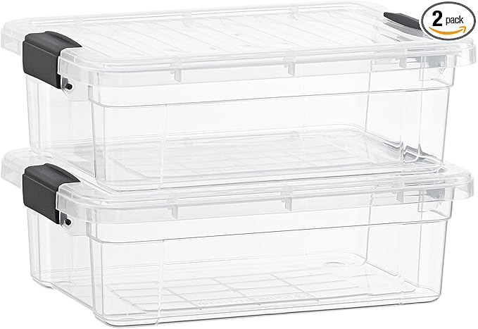 Superio Clear Storage Boxes by Superio