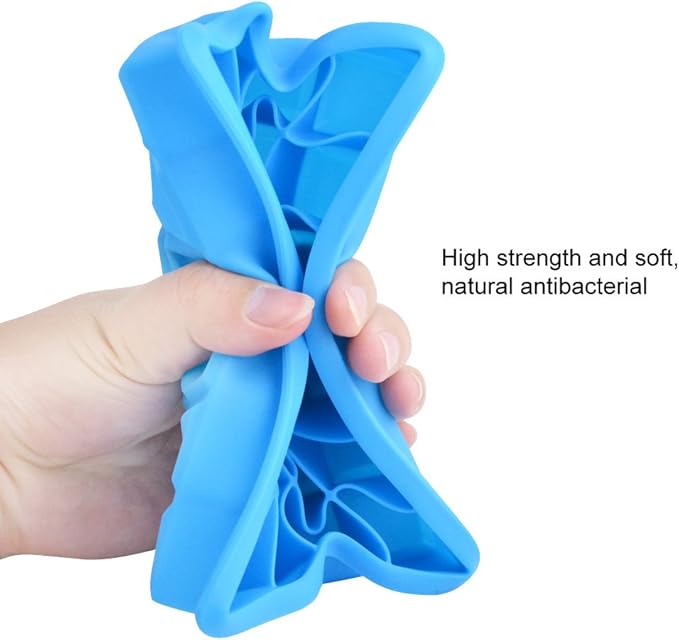 Ice Cube Tray, Silicone Square Ice Trays Easy Release Stackable Ice Cube Mold - Image 5