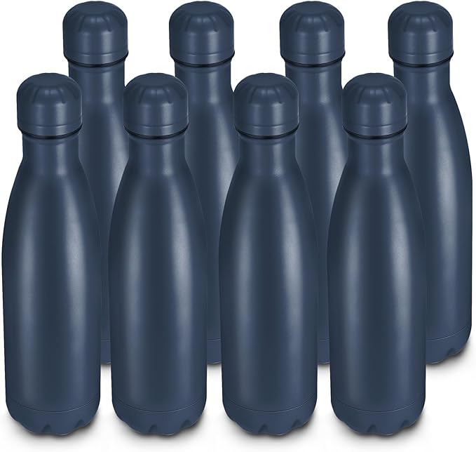 17oz Cola-Bottle Shaped Stainless Steel Leak-proof Water Bottle, Double Wall by Unknown