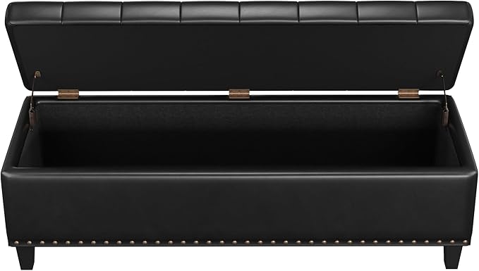 Storage Ottoman Bench, 51-Inch Large Storage Bench - Image 8