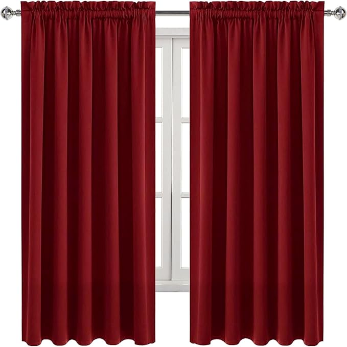 DWCN Blackout Curtains for Bedroom – Rod Pocket Thermal Insulated Noise - Image 9
