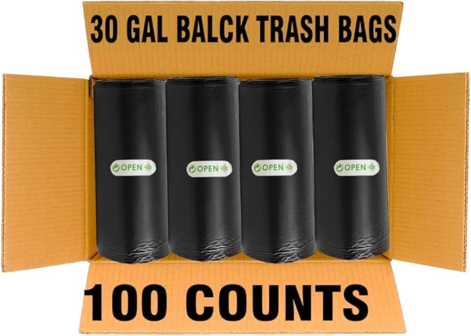 30 Gallon Trash Bags, Industrial, Commercial, Janitorial - Image 4