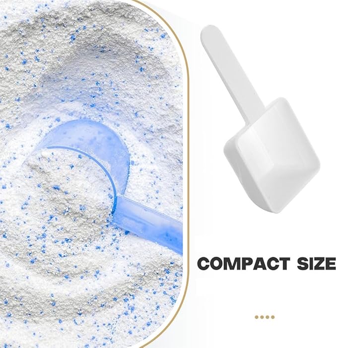 VOSAREA 30pcs Plastic Measuring Spoons Laundry Powder Small Scoops - Image 8