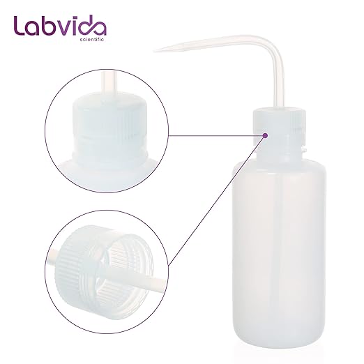New Released Thick Wall 250ml Squeeze Bottle Set 2pcs- Laboratory Grade Durable - Image 6