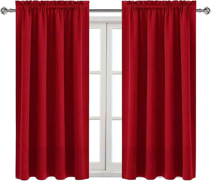 DWCN Christmas Blackout Curtains Room Darkening Thermal Insulated Bedroom - Image 9