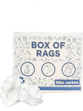 Recycled White Sheeting Cleaning Rags – Lint Free White Cotton Cloths by SupremePlus