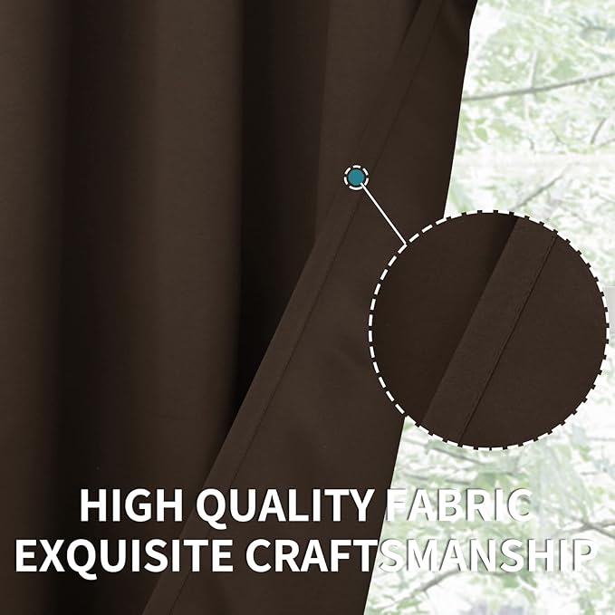 BGment Short Blackout Curtains 40 Inches Length - Image 5