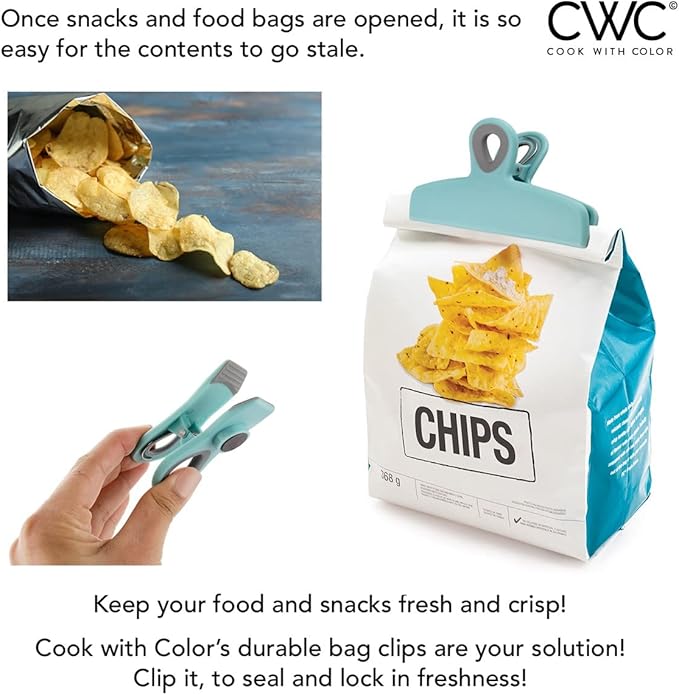 COOK WITH COLOR Bag Clips - Image 4