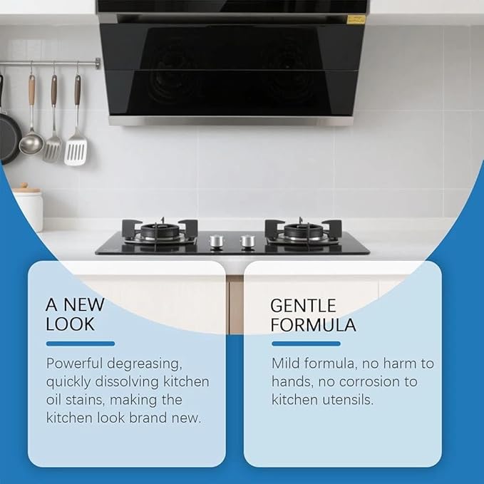 Oven cleaner Kitchen, Heavy Oil Cleaner, 2025 Upgrade Multipurpose Grease - Image 2