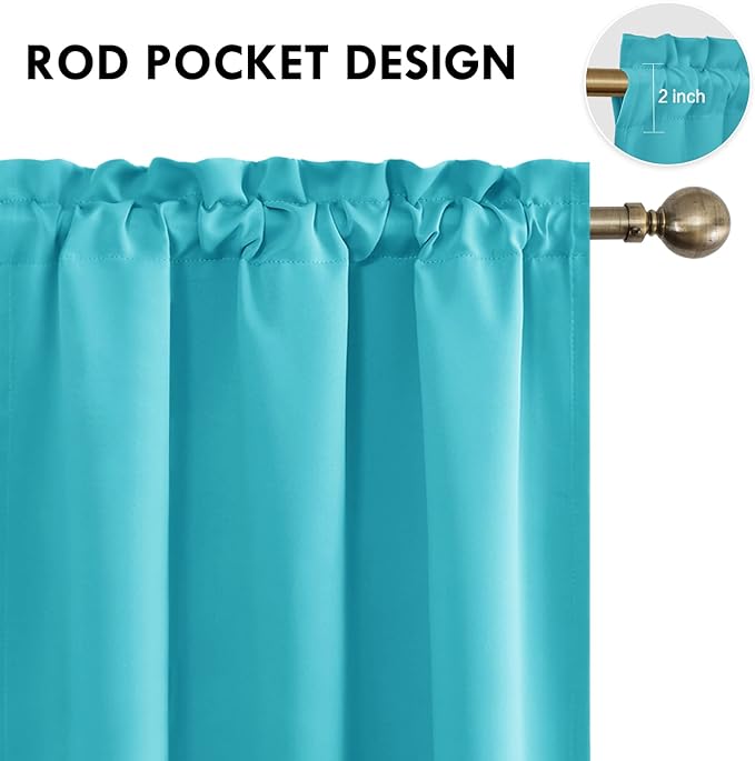 DWCN Blackout Curtains for Bedroom – Thermal Insulated Energy Saving Drapes for - Image 4