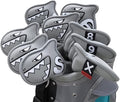 Palette Golf Iron Covers / 9pcs Set/Golf Head Covers/Golf Club Covers by AIMSHARK