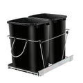 SUPER DEAL Double 35-Quart Pull Out Trash Can Under Cabinets Under Sink Garbage by Superdeal