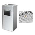 BEAMNOVA Trash Can Indoor Outdoor Metal Stainless Steel Commercial Garbage Can by BEAMNOVA
