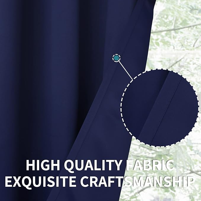 BGment Small Blackout Curtains 30 Inches Length 2 Panels - Image 6