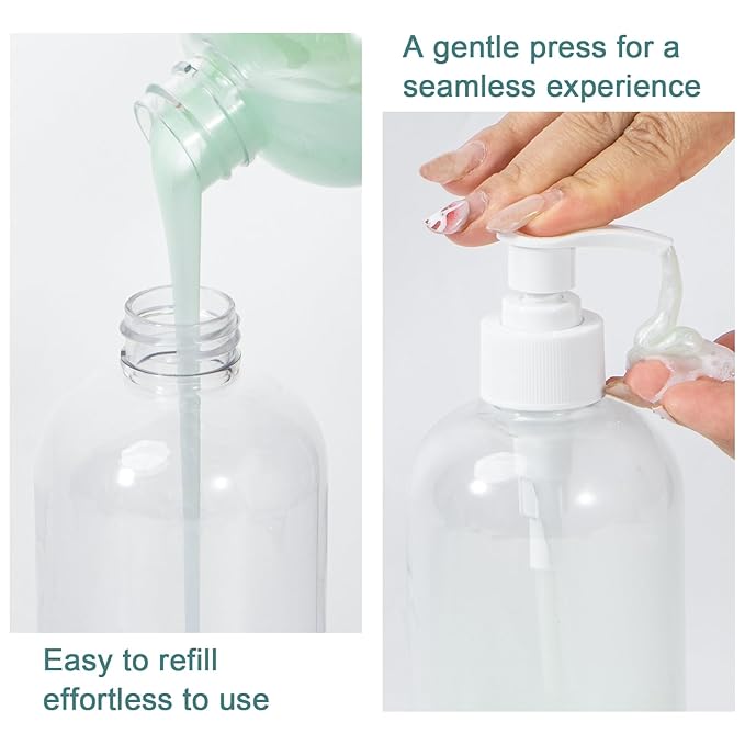 Pump Bottle Shampoo Pump Dispenser, Yebeauty Shampoo Bottles - Image 6