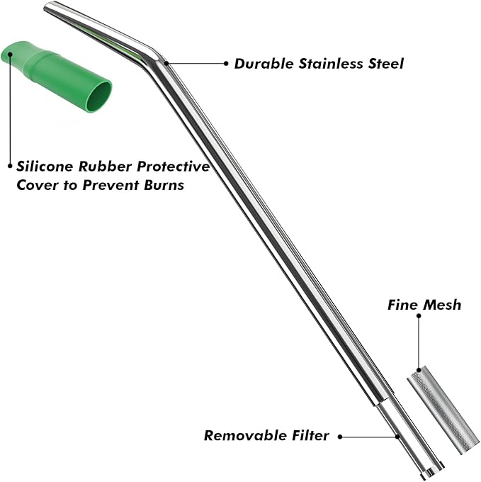 Stainless Steel Straws Long Metal Straws - Image 2