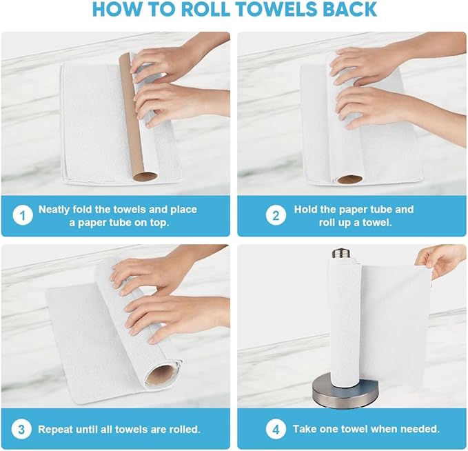 AIDEA Microfiber Cleaning Cloth Roll, Microfiber Towels - Image 7