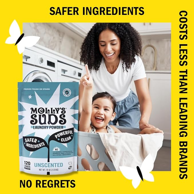 Molly's Suds Original Laundry Detergent Powder | Clean Laundry Detergent Powder - Image 3