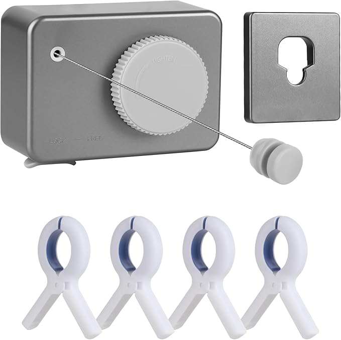 Retractable Clothesline Indoor/Outdoor, Anti-Sag by Unknown