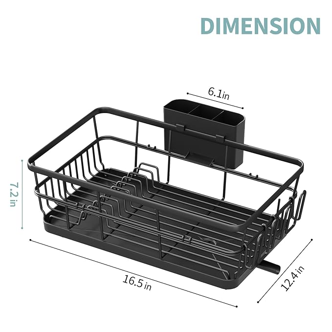 Dish Drying Rack for Kitchen Counter, Large Dish Racks - Image 8