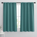 RYB HOME Bedroom Window Curtains, Heat Cold Insulated Drapes by RYBHOME