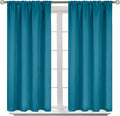BGment Peacockblue Blackout Curtains 54 Inch Length by BGment
