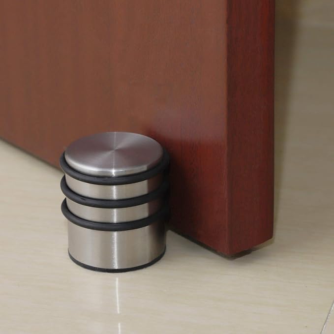 KINJOEK 3 PCS Heavy Weight Door Stopper, No DrillStainless Steel Door Stop - Image 6