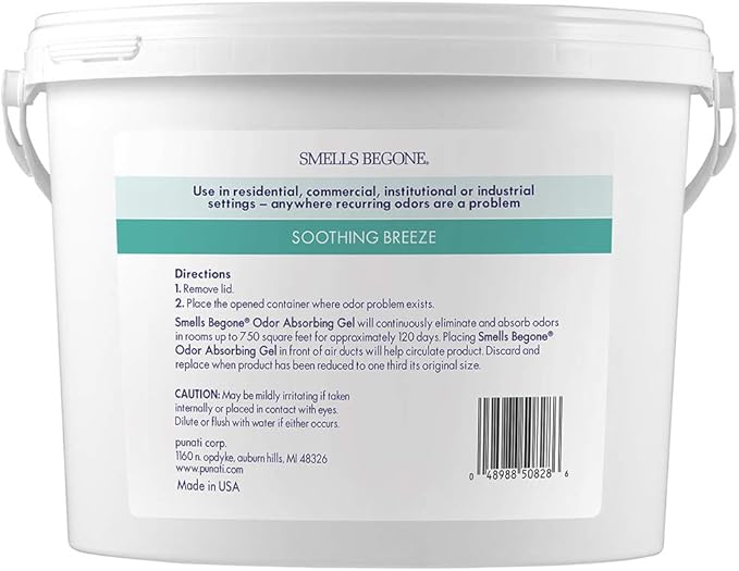 SMELLS BEGONE 1-Gallon Odor Absorber Gel - Image 2