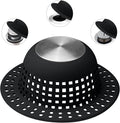 Shower Drain Hair Catcher, Bathtub Drain Cover Foldable Silicone Shower & Tub by SayGoodbyetoHairClogging