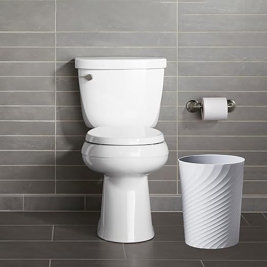 Small Bathroom Trash Can 1.8 Gallon Wastebasket Recycling Bin - Image 3