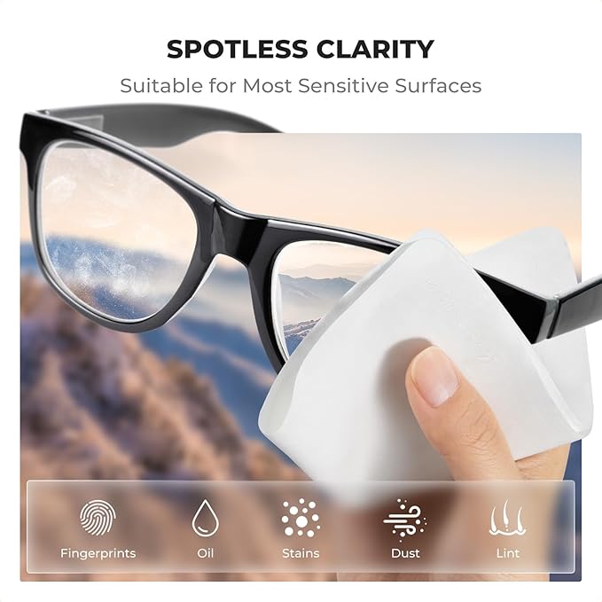 K&F Concept 20 Pack Lens Cleaning Cloth | Microfiber Cleaning Cloth | Camera - Image 2
