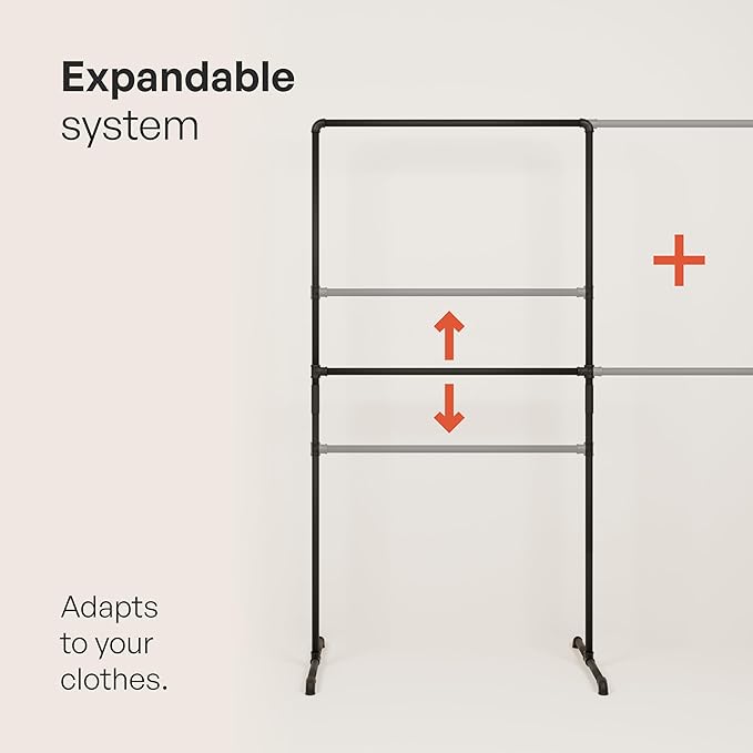 pamo Industrial Pipe Clothing Rack - Image 7
