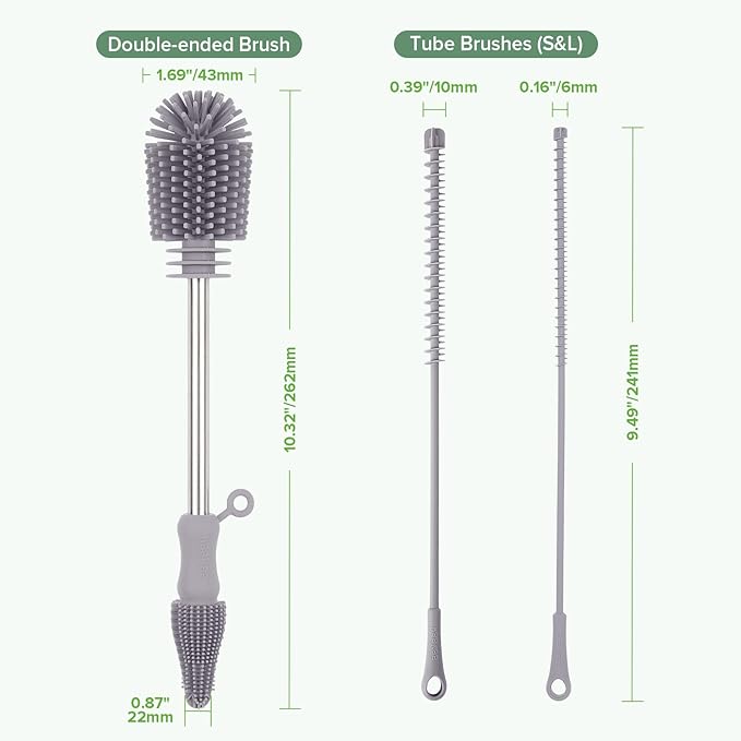 haakaa Silicone Cleaning Brush Kit - Image 8