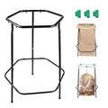 Garden Trash Bag Holder Stand, Metal Leaf Bag Holder, Frame Holds 30-55 Gallon by ZPMOCKAQ