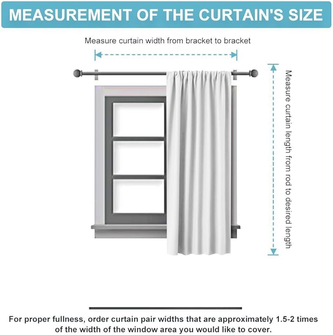 RYB HOME Blackout Curtains for Bedroom - Image 8