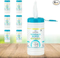 6 Pack Surface Cleaning Wipes by JuniperCLEAN